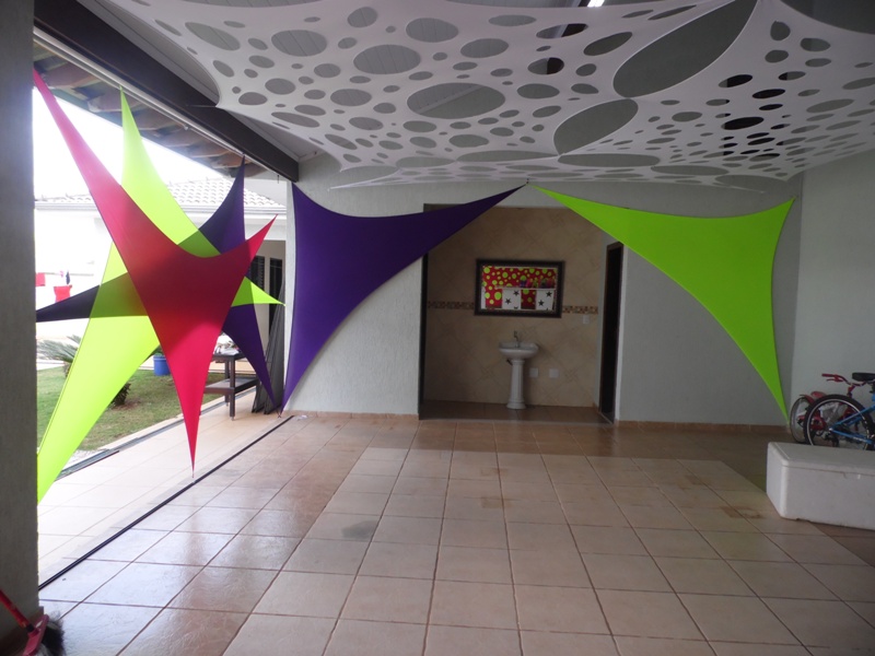 decoração com tecido para casamento