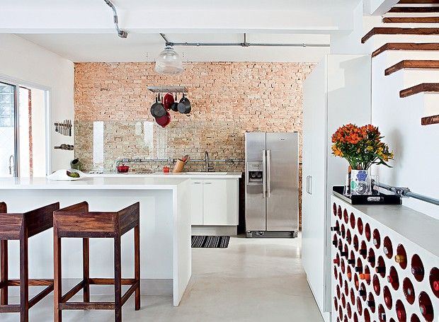 decoração com tijolinho