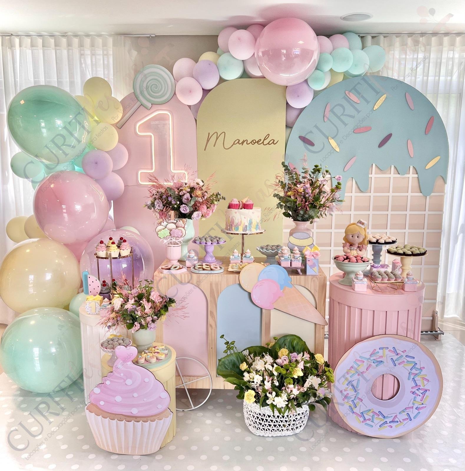 decoração doceria pequena