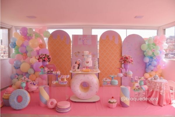 espaço instagramável confeitaria