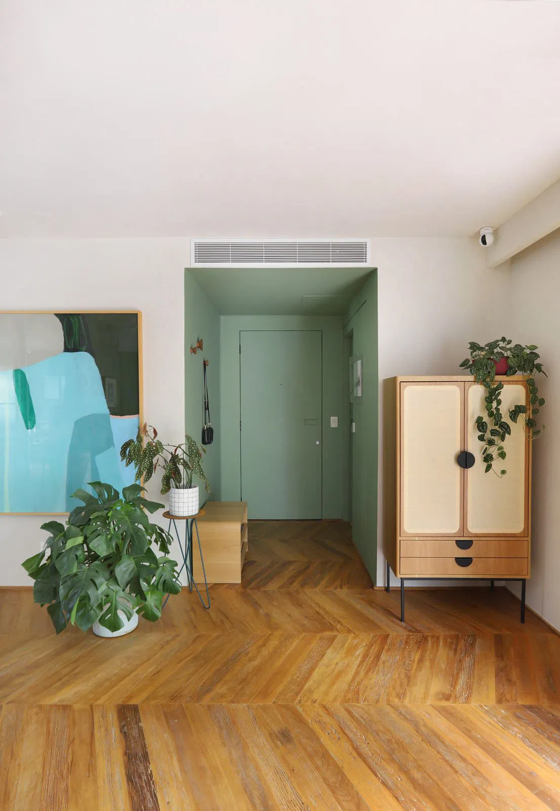 decoração cor verde