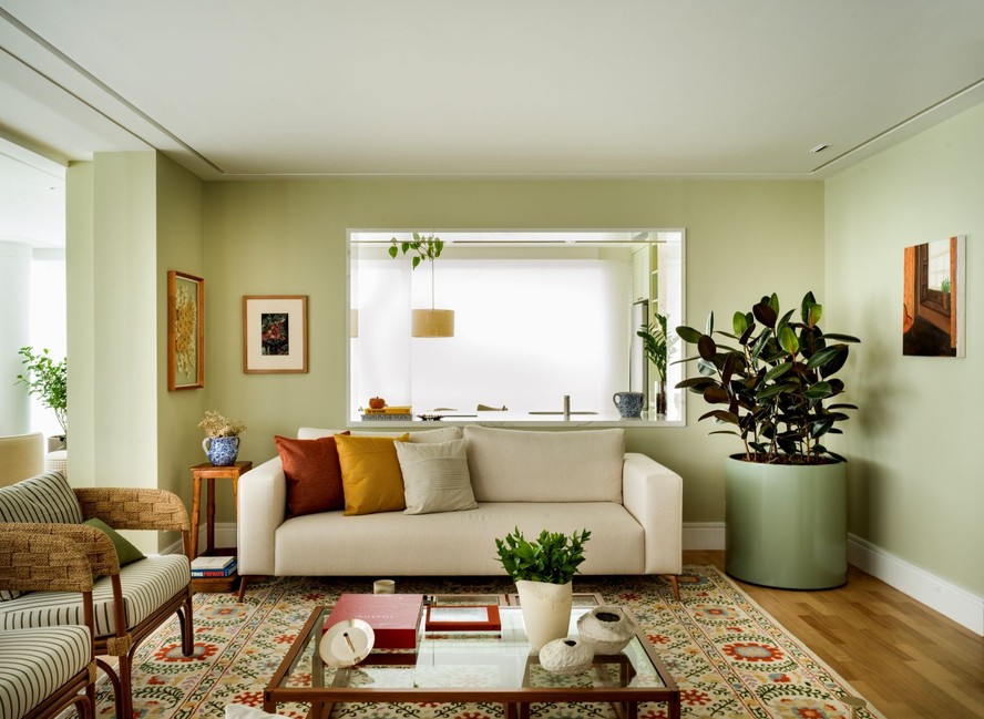 decoração cor verde