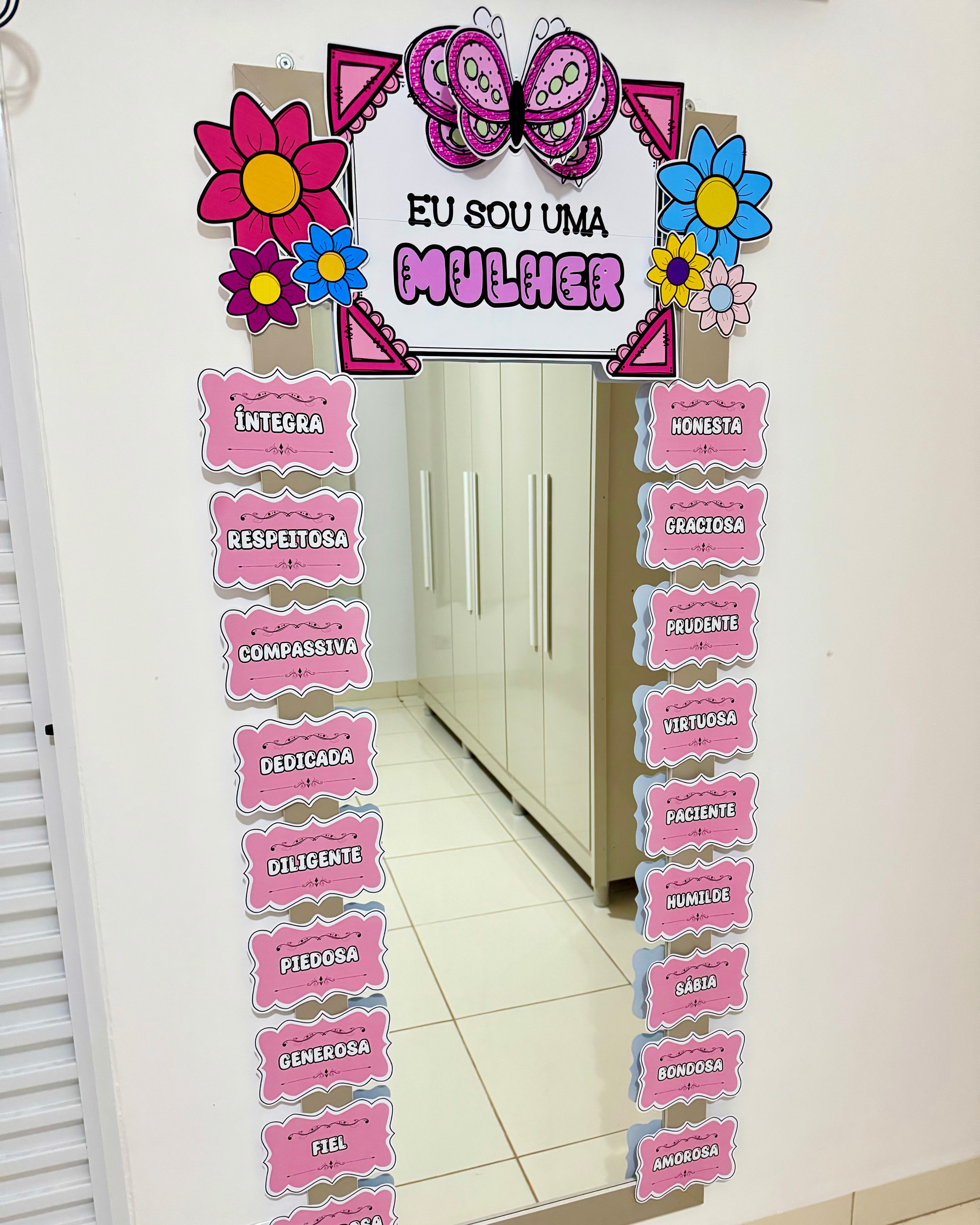 decoração culto de mulheres para dia da mulher
