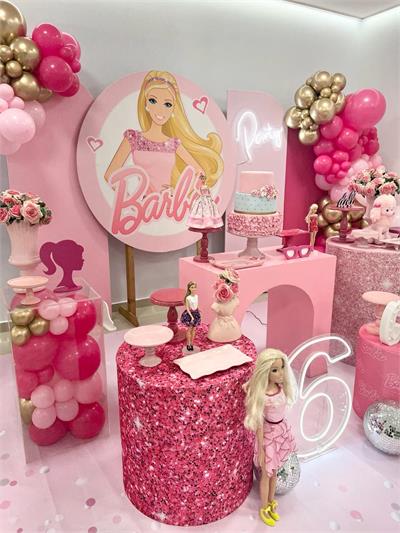 Decoração Barbiecore para adultos