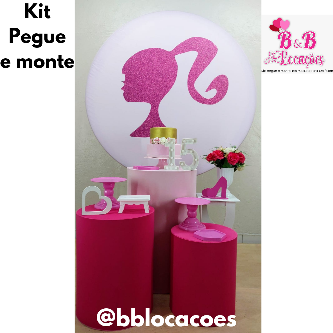 Móveis e acessórios estilo Barbie