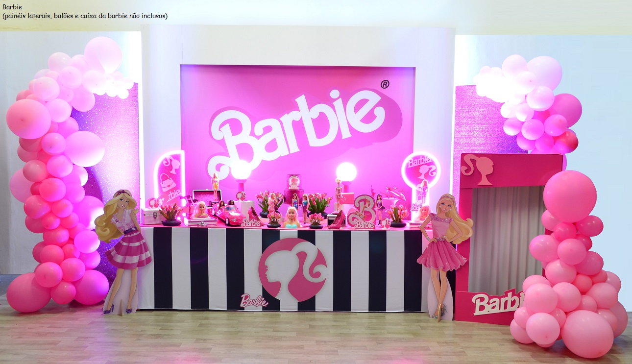 Decoração Barbie para festas infantis