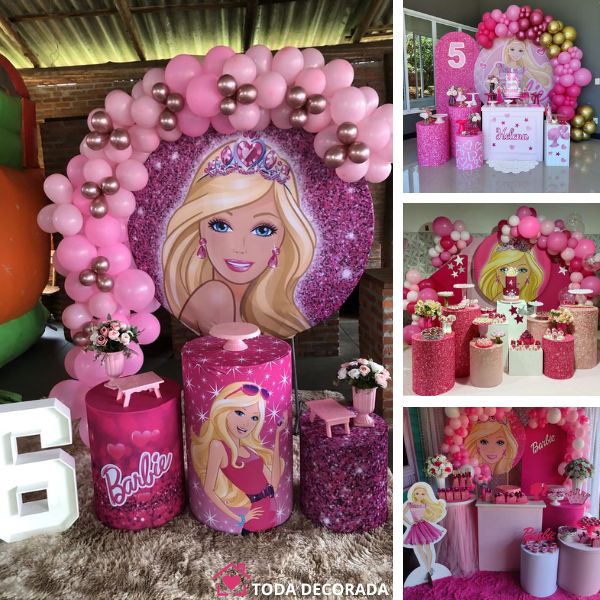 decoração da barbie simples