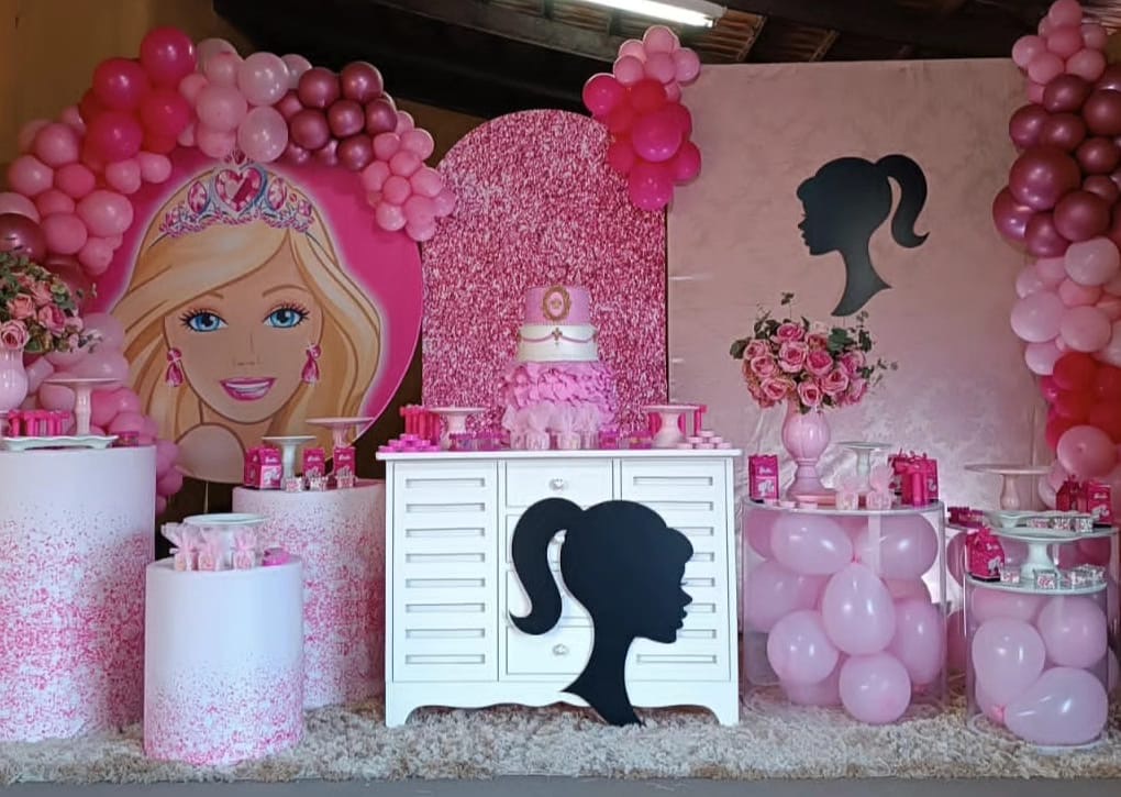 decoração da barbie simples