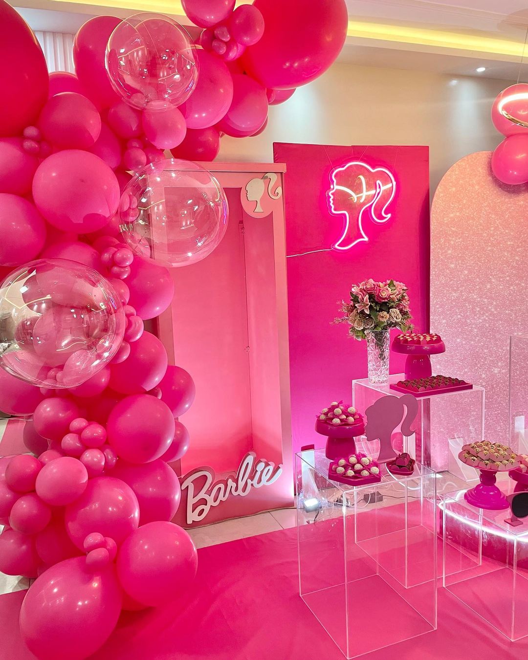 decoração da barbie simples