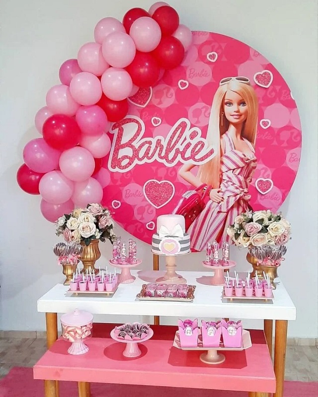 painel barbie diy