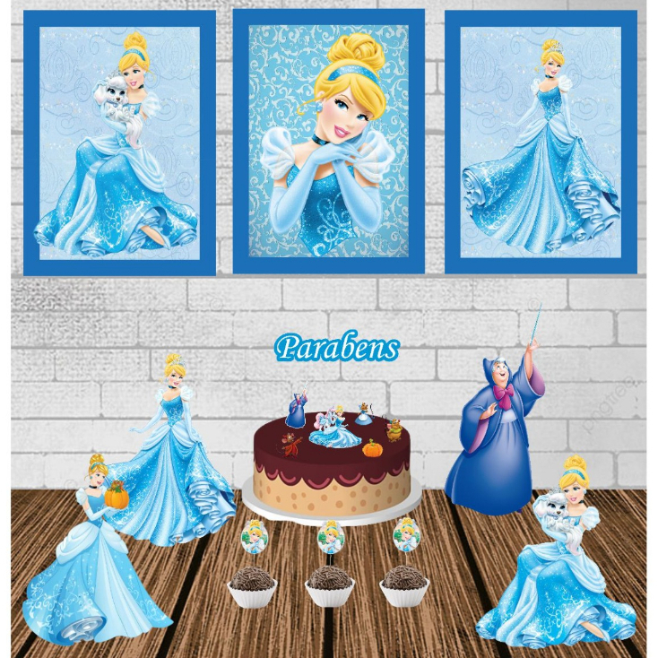 decoração cinderela para menina