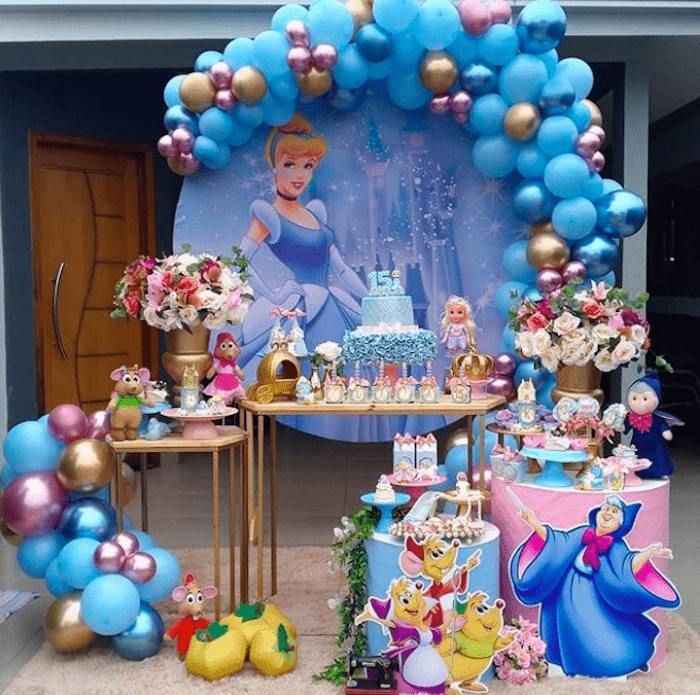 decoração cinderela luxo