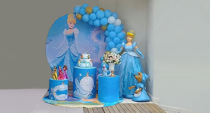 decoração cinderela candy