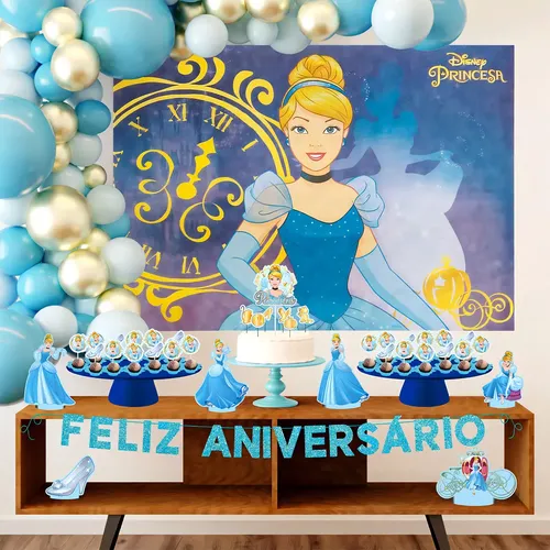 decoração cinderela para 1 ano
