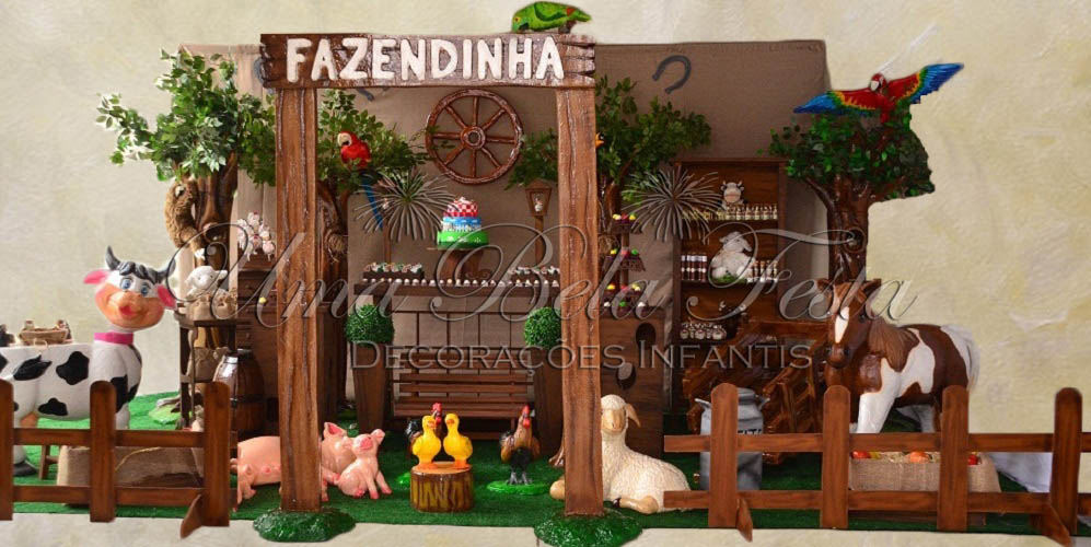 ideias criativas decoração fazendinha menino