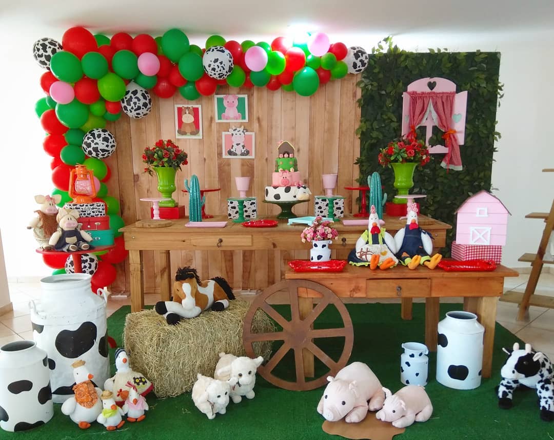 decoração da fazendinha menino