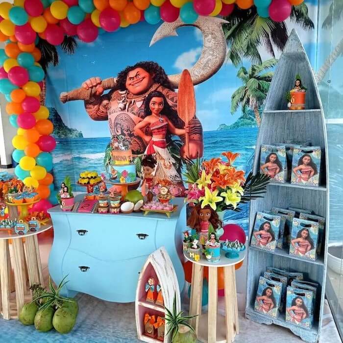 decoração Moana para quarto de bebê
