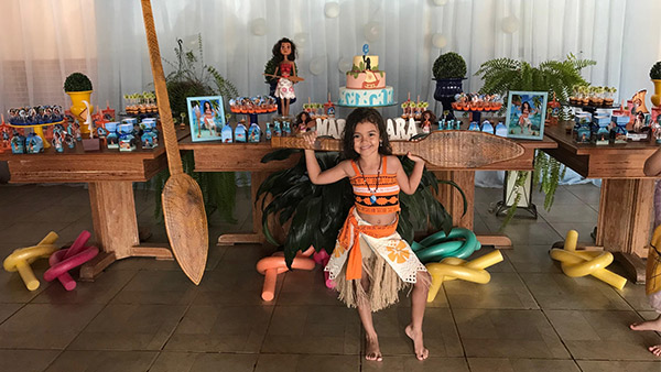 decoração da moana