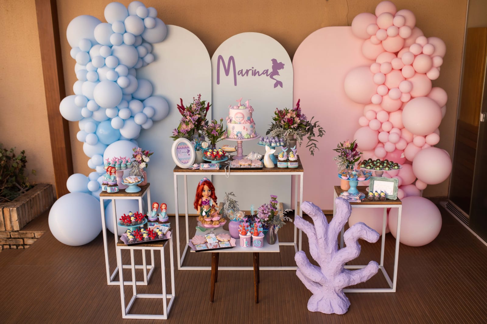 inspiração festa sereia Pinterest