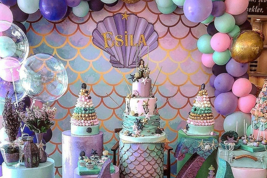 ideias festa sereia DIY