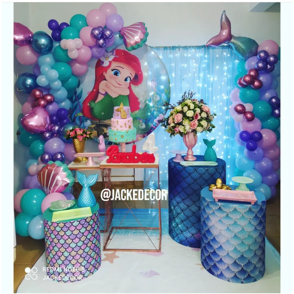 decoração sereia 15 anos