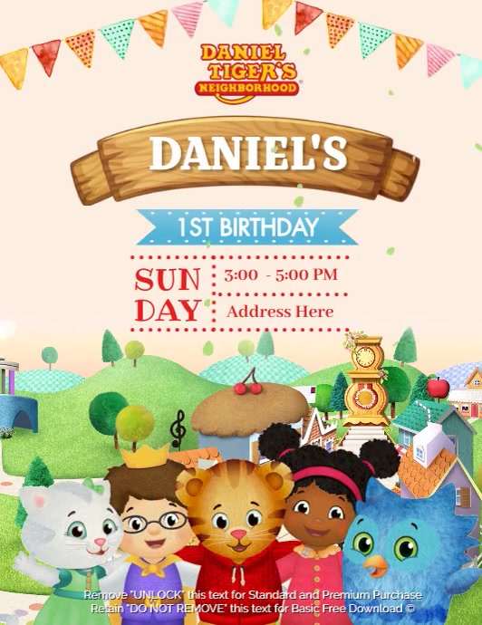 como fazer lembrancinha de feltro daniel tigre