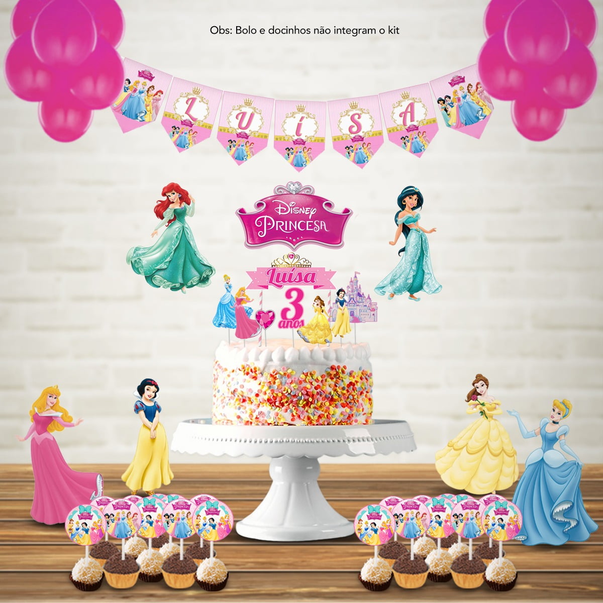 decoração de aniversário princesa fácil