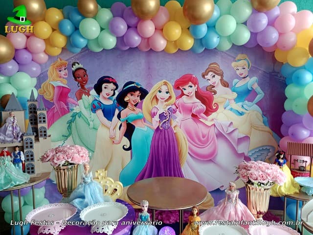 festa tema princesa para meninas