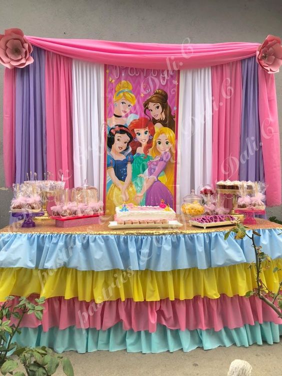 como decorar festa princesa em casa