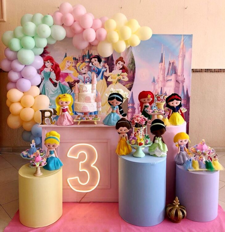 balões para festa princesa