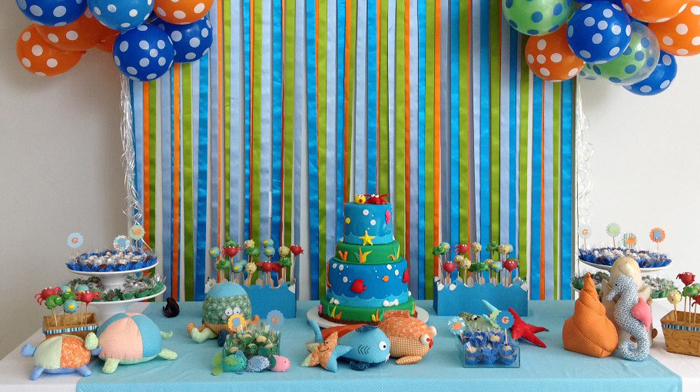 decoração festa 1 ano neutra