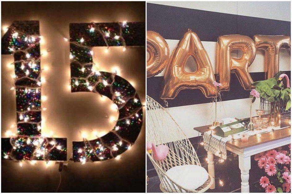 decoração de 15 anos