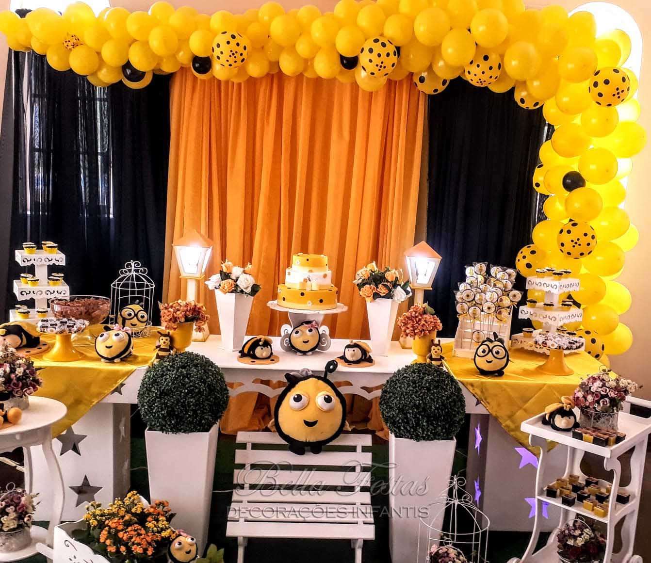 quanto custa montar festa abelhinha simples