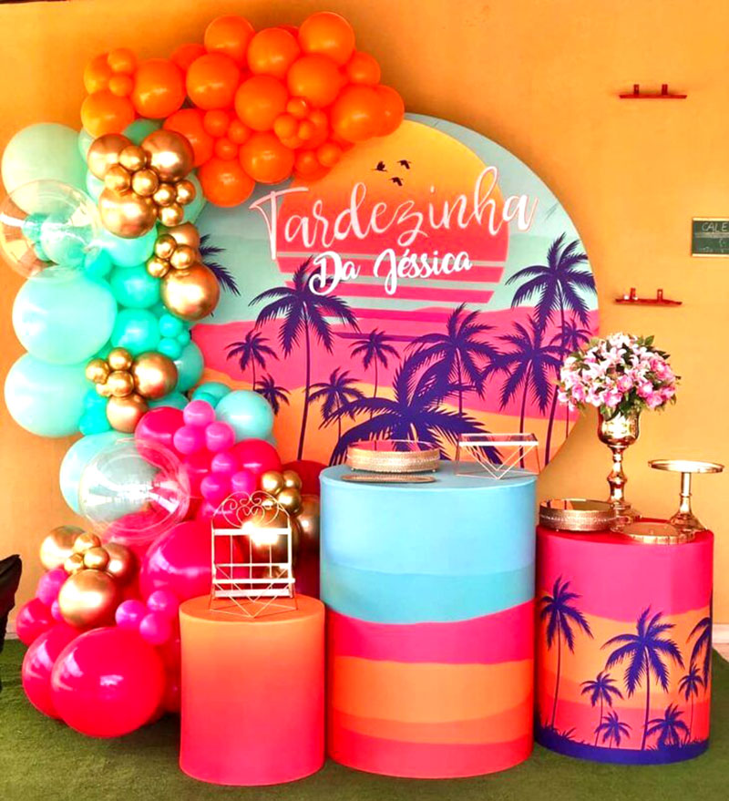 decoração aniversário adulto boho chic