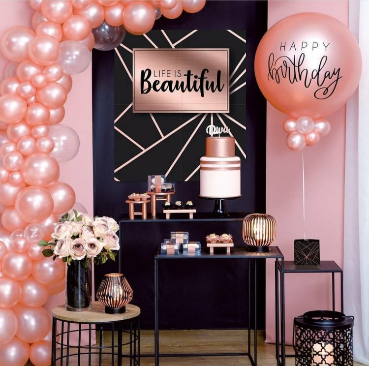 decoração aniversário adulto feminina