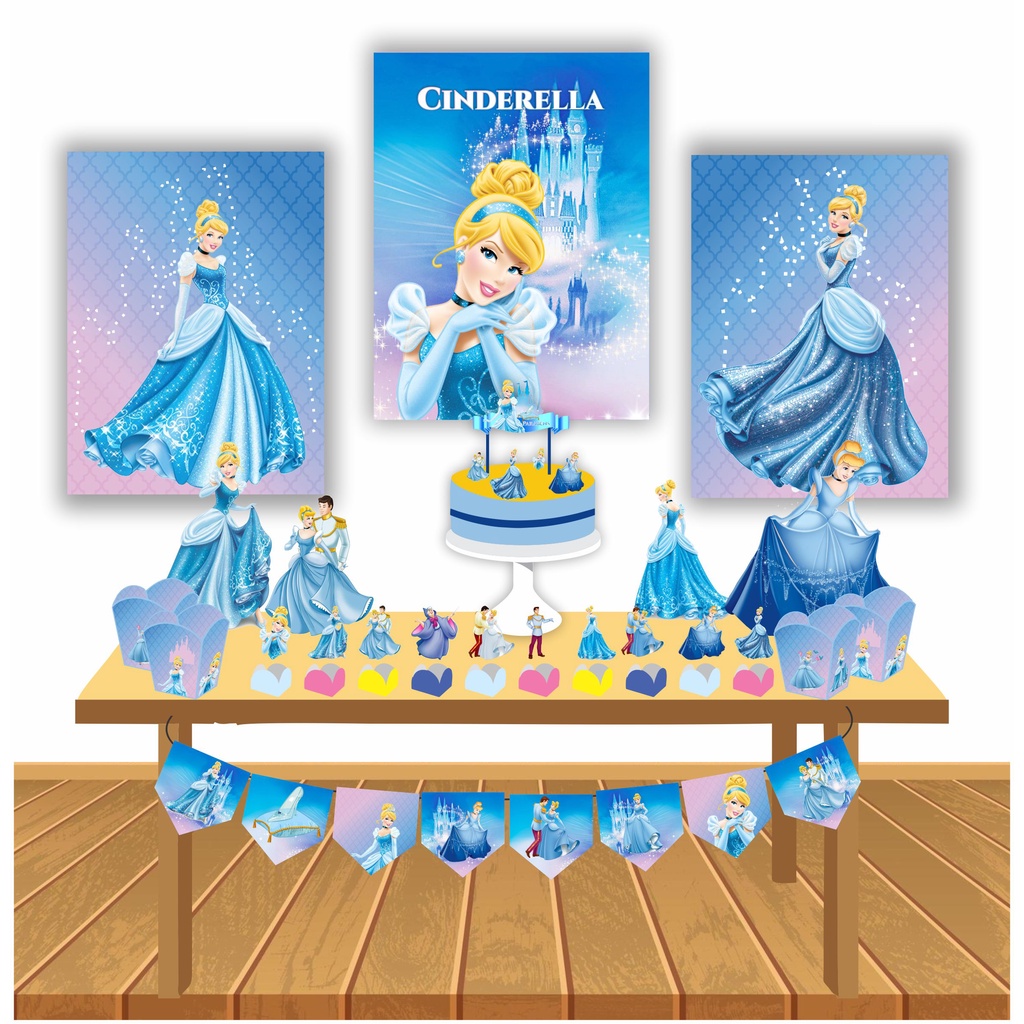 aniversário princesa cinderela