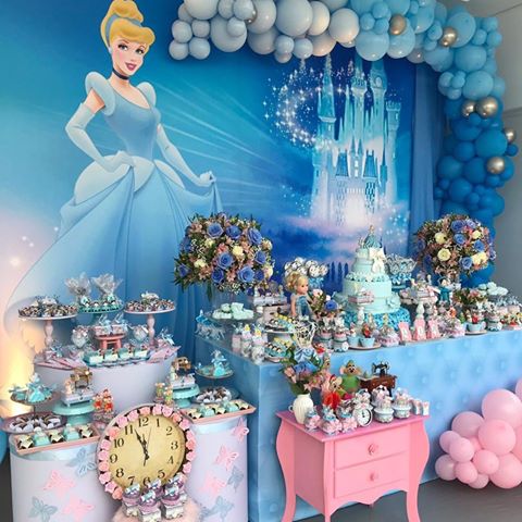 aniversário princesa cinderela