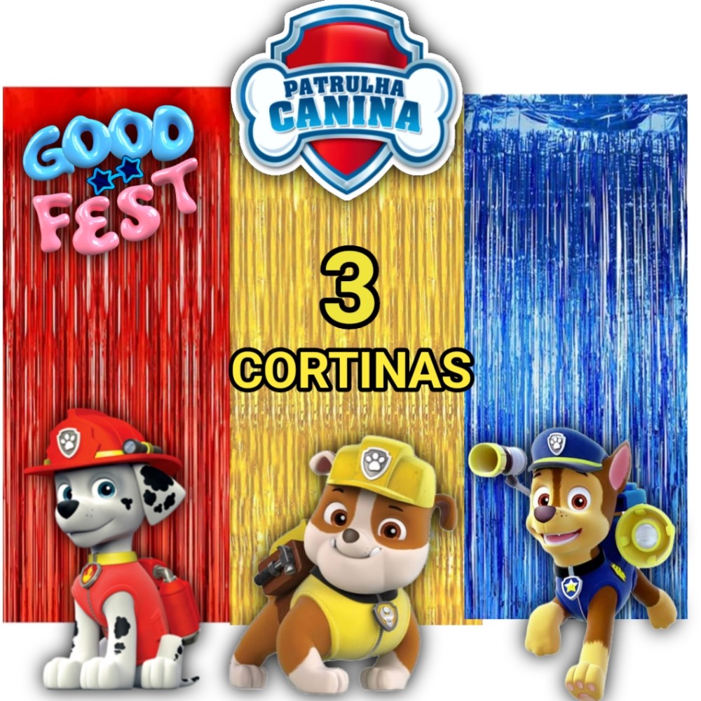 decoração patrulha canina menino