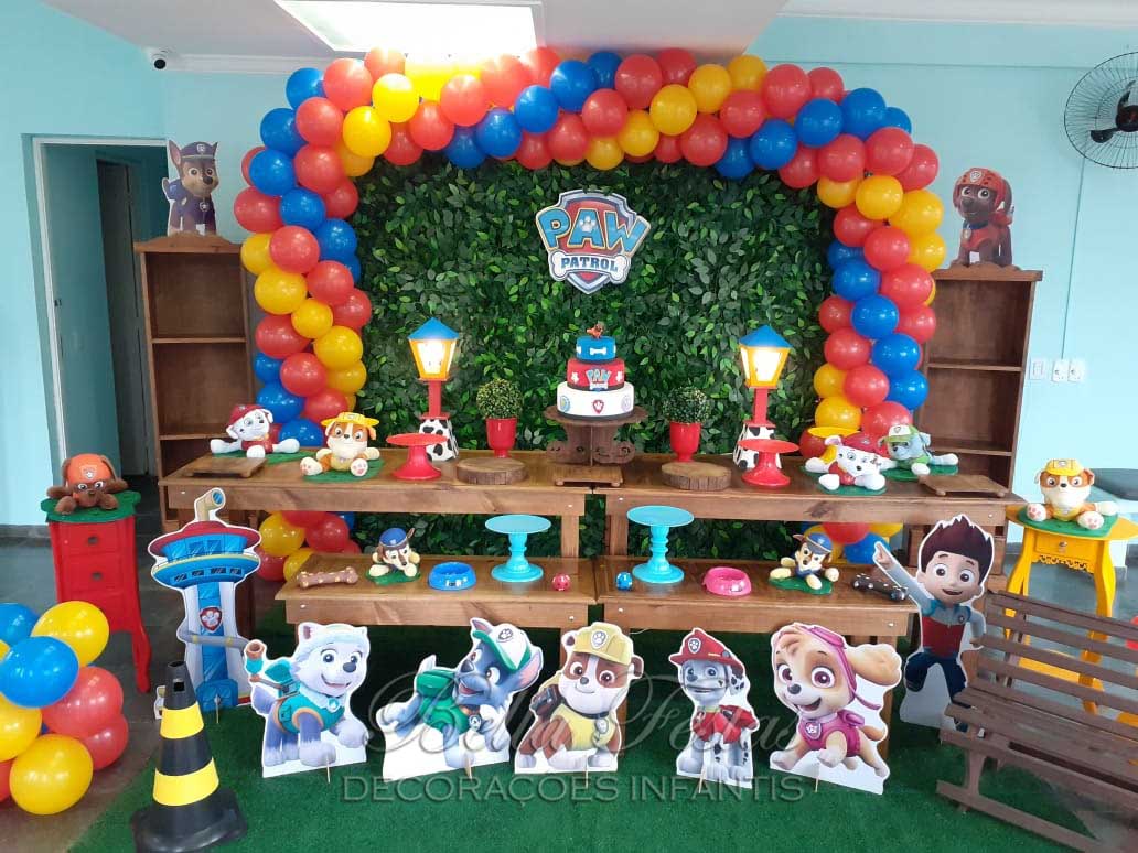 decoração patrulha canina menina