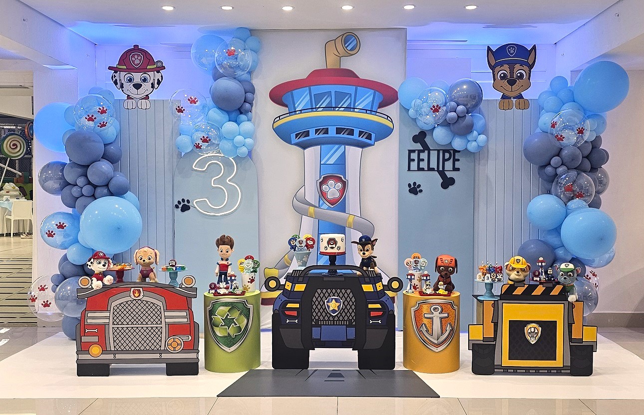 decoração patrulha canina para imprimir