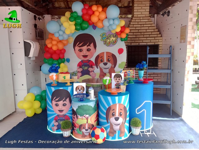 arco de balões para aniversário de 1 ano