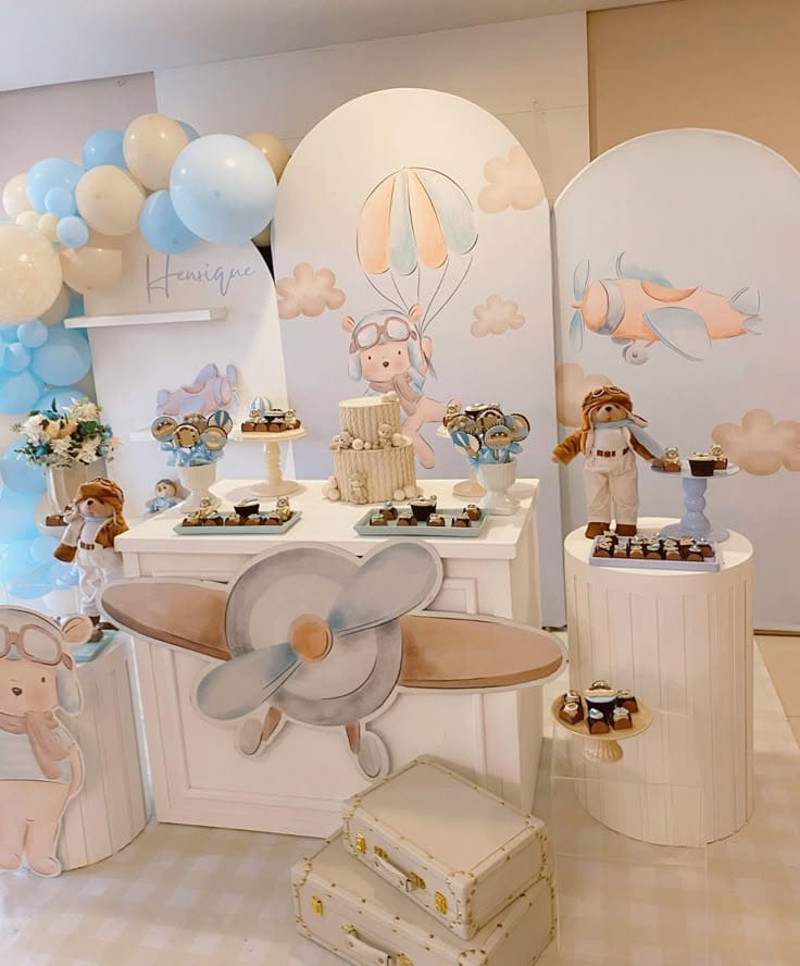 temas de decoração de aniversário de 1 ano masculino