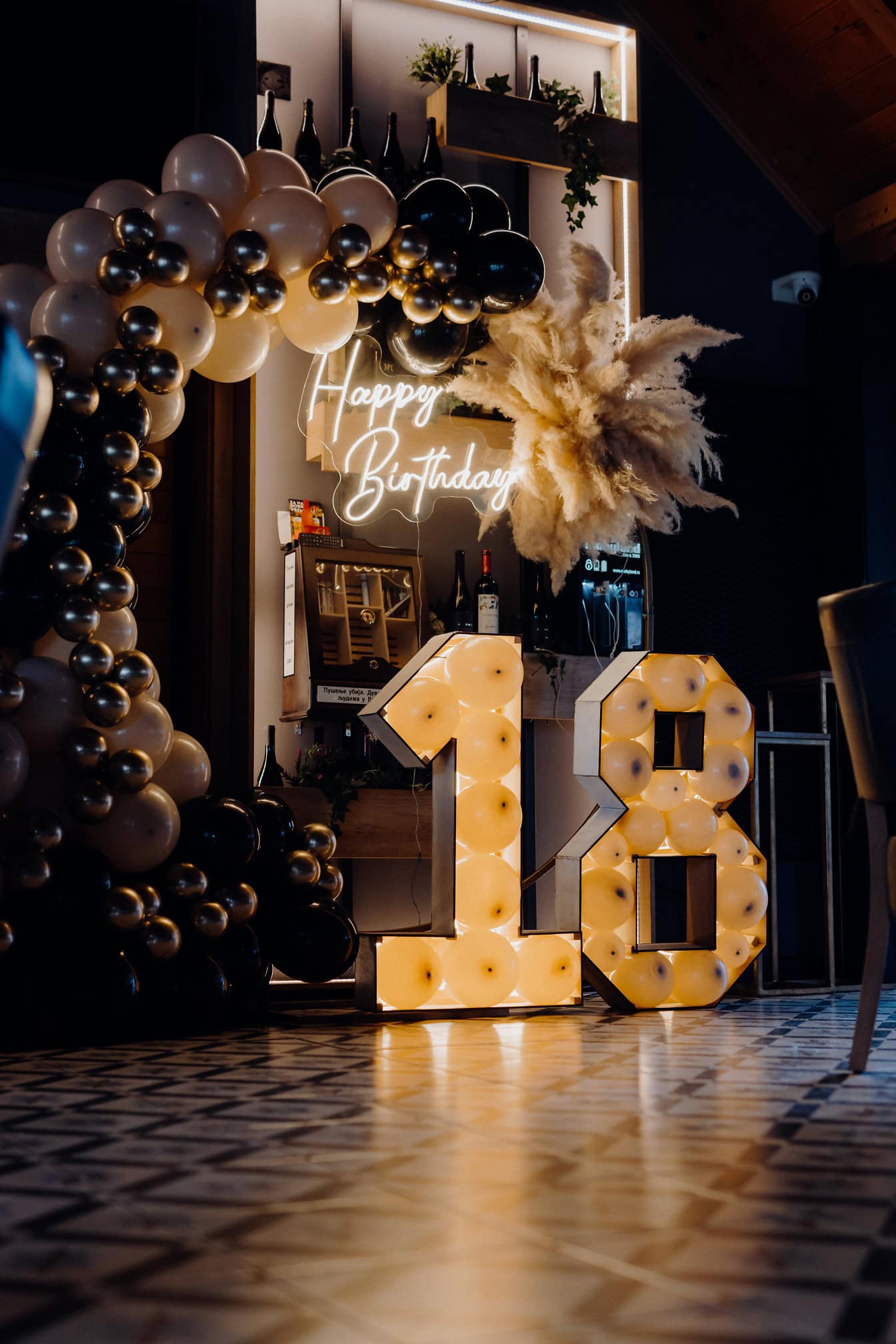 balões para 18 anos