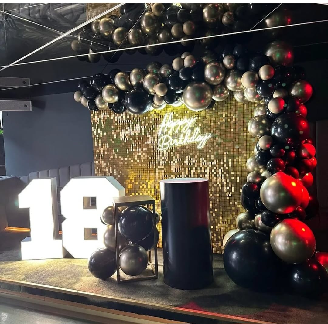ideias de painel para festa de 18 anos masculino