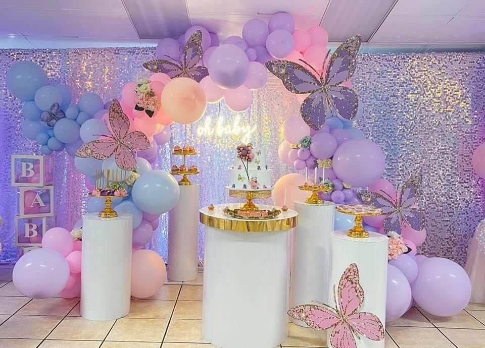 decoração de aniversário borboleta para menina