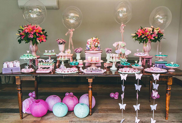 decoração de aniversário borboleta simples
