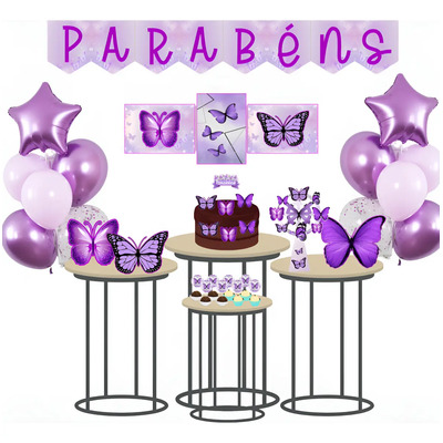 decoração de aniversário borboleta adulto