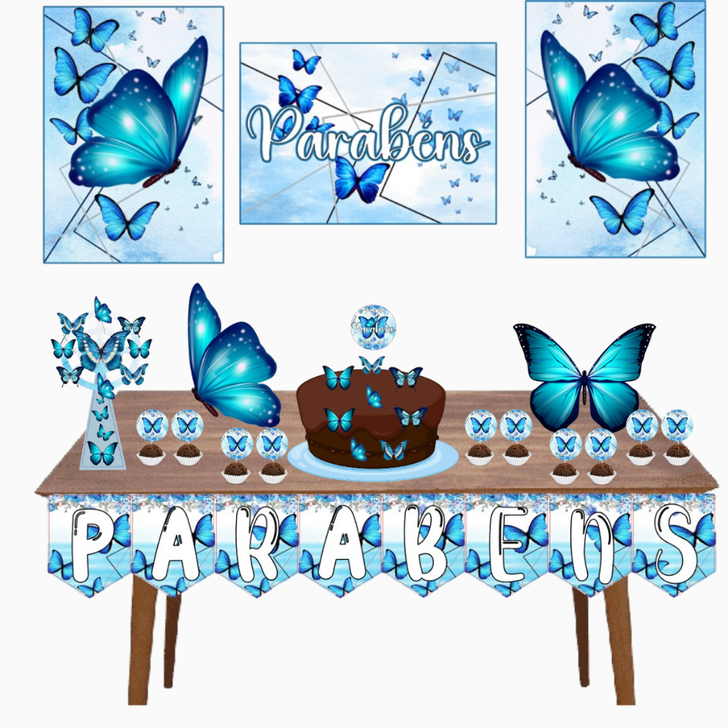 decoração de aniversário borboleta lilás