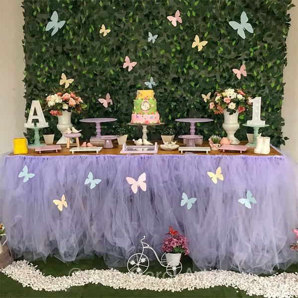 decoração de aniversário borboleta jardim encantado