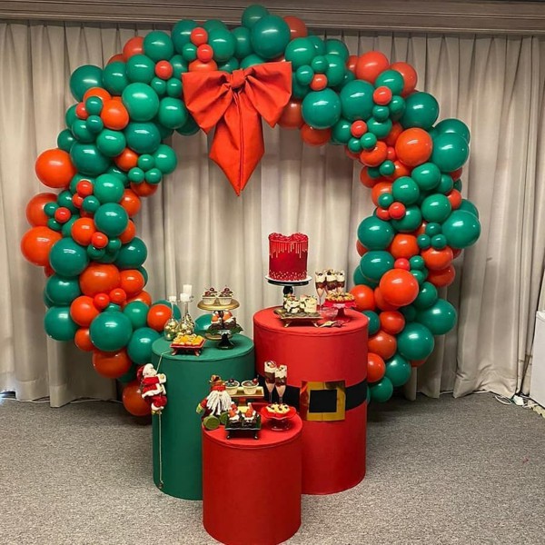 decoração de aniversário tema natal infantil